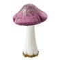 ENCHANTED FOREST - διακοσμητικό μανιτάρι 24cm, μωβ