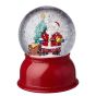 X-MAS - γυάλινη σφαίρα χιονιού με LED "Santa"