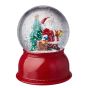 X-MAS - γυάλινη σφαίρα χιονιού με LED "Santa"