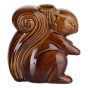SQUIRREL - κηροπήγιο κεραμικό 12cm