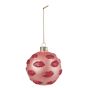 HANG ON - γυάλινο στολίδι "lips" 8cm