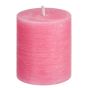 RUSTIC - κερί Υ8cm, ροζ