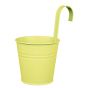 ZINC - κρεμαστό κασπό Δ13cm, κίτρινο