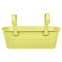 ZINC - ζαρντινιέρα κρεμαστή 50cm, κίτρινη
