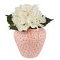 STRAWBERRY - βάζο κεραμικό 16cm, ροζ