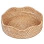 RONDA - δίσκος από rattan με κυματοειδές άκρο, μέγεθος S
