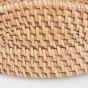 RONDA - δίσκος από rattan με κυματοειδές άκρο, μέγεθος S