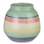 PRAIA - βάζο με πολύχρωμες ρίγες