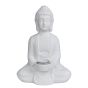 BUDDHA - άγαλμα με βάση για κερί, λευκό