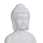BUDDHA - άγαλμα με βάση για κερί, λευκό