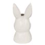 EASTER - Πασχαλινό βάζο κεραμικό, ''λαγουδάκι'', λευκό