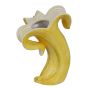 BANANA - βάζο κεραμικό 24cm, κίτρινο