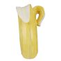 BANANA - βάζο κεραμικό 24cm, κίτρινο