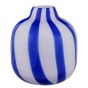SOLERO - βάζο γυάλινο Δ20cm Υ26cm, μπλε