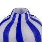 SOLERO - βάζο γυάλινο Δ20cm Υ26cm, μπλε