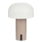 MUSHROOM - φωτιστικό επιτραπέζιο LED εξωτερικού χώρου, μπεζ