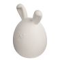 EASTER - Πασχαλινό διακοσμητικό αυγό με αυτάκια από λαγουδάκι, κεραμικό 9cm