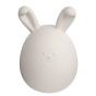 EASTER - Πασχαλινό διακοσμητικό αυγό με αυτάκια από λαγουδάκι, κεραμικό 9cm