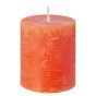 RUSTIC - κερί Δ6,8 x 8 cm, πορτοκαλί