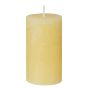 RUSTIC - κερί Δ6,8x13cm, κίτρινο