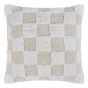 CHECKER STYLE - μαξιλάρι 50x50cm, κρεμ