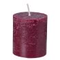 RUSTIC - κερί Δ6,8 x 8 cm, σκούρο κόκκινο