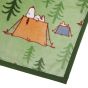PEANUTS - κουβέρτα με μοτίβο "camping"