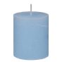 RUSTIC - κερί Δ6,8 x 8 cm, γαλάζιο