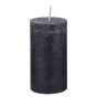 RUSTIC - κερί 6,8x13cm, μαύρο