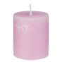 RUSTIC - κερί Δ6,8 x 8 cm, ροζ