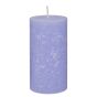 RUSTIC - κερί 6,8x13cm, λιλά