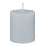 RUSTIC - κερί 6,8 x 8 cm, γκρι ανοιχτό