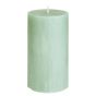 RUSTIC - κερί 6,8x13cm, πράσινο ανοιχτό
