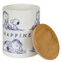 PEANUTS - δοχείο αποθήκευσης 16cm, λευκό