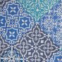 AMALFI - τραπεζομάντηλο βαμβακερό 160 x 300 cm, μπλε