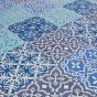 AMALFI - τραπεζομάντηλο βαμβακερό 160 x 250 cm, μπλε
