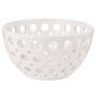 REVIEW - διακοσμητικό μπολ Δ25cm, λευκό