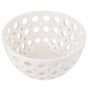 REVIEW - διακοσμητικό μπολ Δ25cm, λευκό