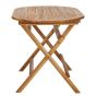 BOHO GARDEN - τραπέζι πτυσσόμενο ξύλινο 70x120 cm
