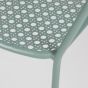 NEW TWIST - καρέκλα μεταλλική με διάτρητο μοτίβο πράσινη