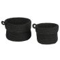 STORE IT - καλάθια σετ 2 τεμαχίων, μαύρο