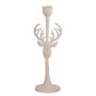 FOREST GLADE - κηροπήγιο 27cm, μπεζ