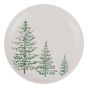 WINTER JOY - πιάτο από πορσελάνη με έλατα 20cm