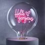 BRIGHT LIGHT - λαμπτήρας LED 'Hello Gorgeous', ροζ