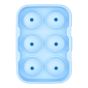 COOL DOWN - παγοθήκη για 6 παγάκια στρόγγυλα, γαλάζιο