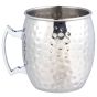 MOSCOW MULE - κούπα σφυρήλατη ασημί, 470 ml