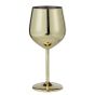 MANHATTAN LOUNGE - ποτήρι κρασιού από ανοξείδωτο ατσάλι, χρυσό