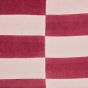 CHECKER VELVET - μαξιλάρι καρό 40x60 cm , κόκκινο