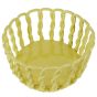 CRAFT - καλάθι κεραμικό 25cm, κίτρινο