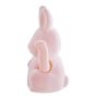 EASTER - Πασχαλινό διακοσμητικό λαγουδάκι με κίνηση, ροζ